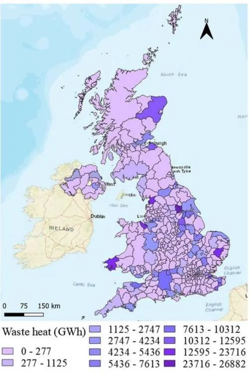 Waste Heat Mapping of the UK [6]