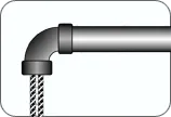RIGHT ANGLE ELBOW image